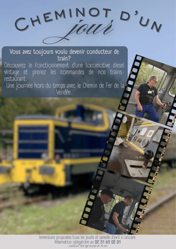 Affiche cheminot d'un jour 2025