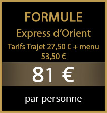 tarif formule express d'Orient