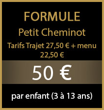 Tarif petit cheminot